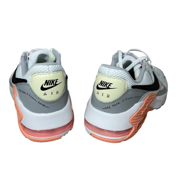 ⚡️SOLD⚡️Nike Air Max Excee Sneakers White Black Coral Pink Shoes women US Size 8 - Picture 14 of 16